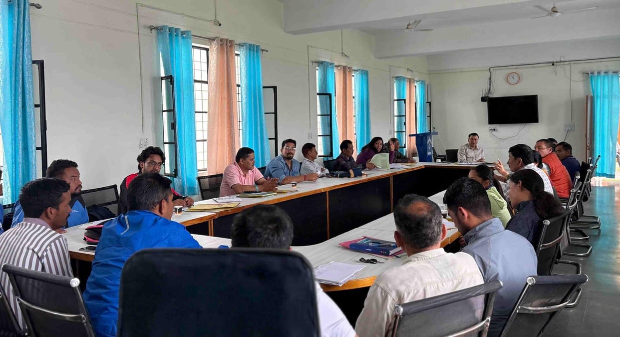 District Sports Officer reviewed the training camps