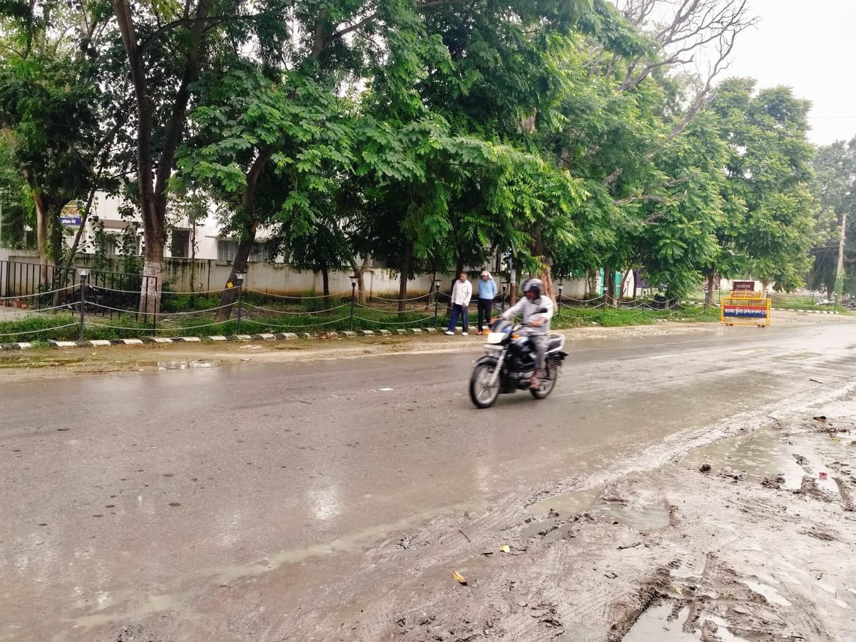 Rain gave relief from heat but humidity increased