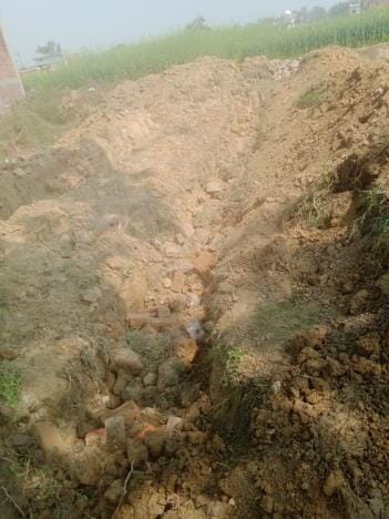Construction of hospital stuck in road blockage