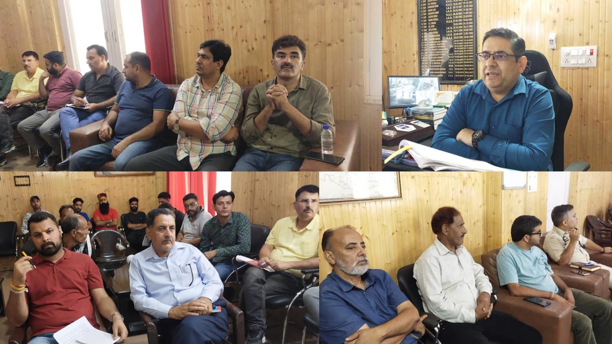 Kishtwar, Kailash Yatra, ADC Held Meeting, Review Arrangement
