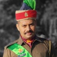 kasganj news road accident cop died