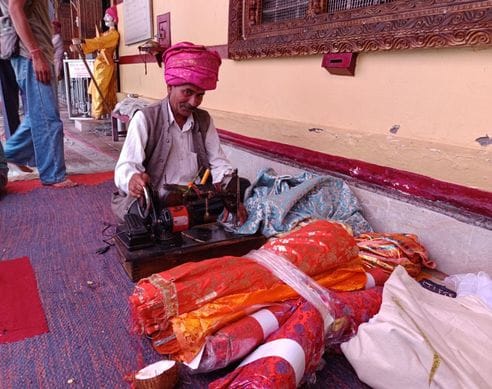 Selected people of Khalogi prepare Devrath for Dussehra festival