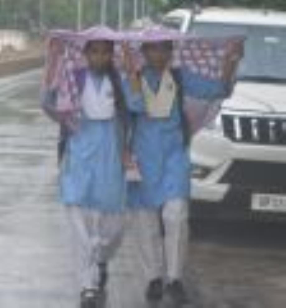 Weather is pleasant due to rain, relief from sticky heat