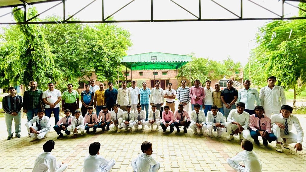 16 players of Rupwas School Selection in District Level Sports Competitions