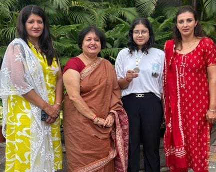 Palak Sharma won silver medal in Asmita Khelo India Taekwondo Women's League