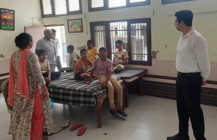 Children were made aware of child rights in Aastha Kunj