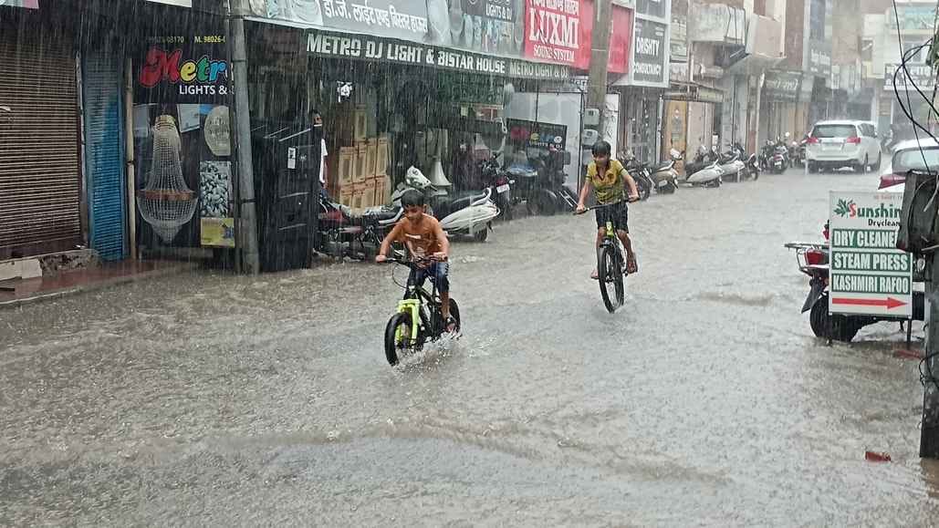 Heavy rains... relief from heat, waterlogging increased problems