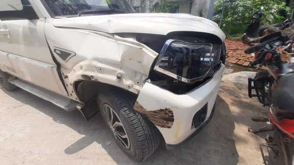 Nalanda news Scorpio collided with e-rickshaw, one died, half a dozen injured