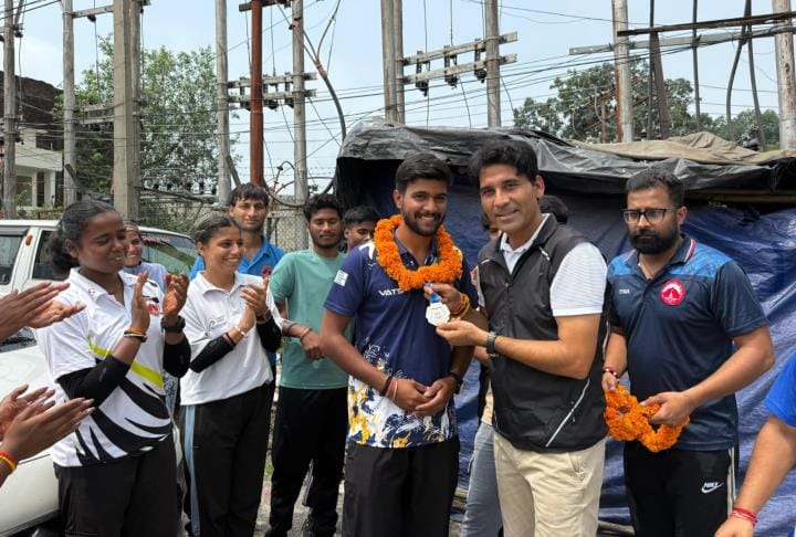 Hiritik won Silver Medal