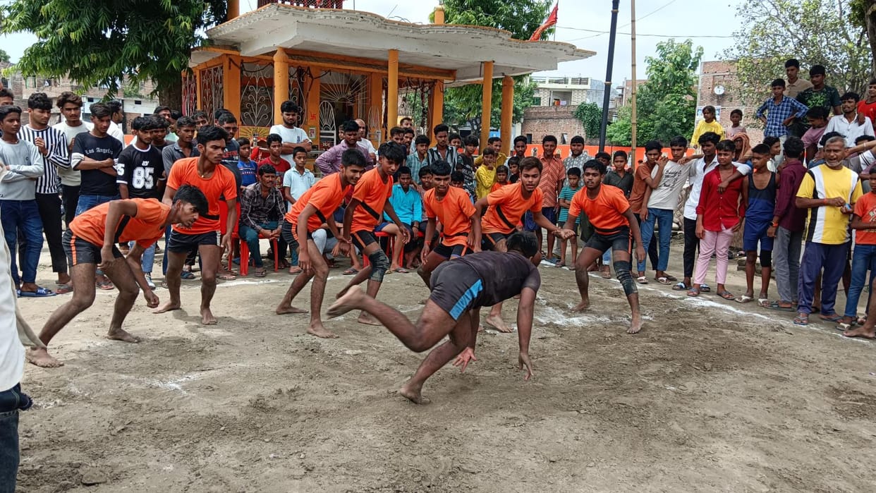 Lakhua's team won the final match of Kabaddi by defeating Sonbarsa