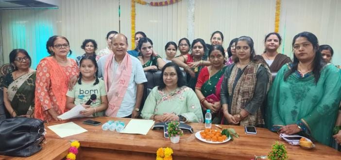 Hariyali Teej celebrated in Indira Bhawan