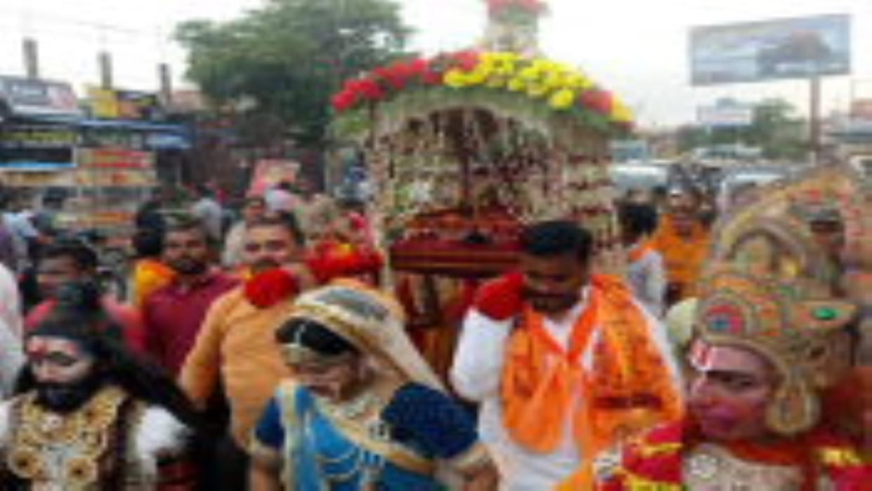 Sai Baba's slogans echoed in the procession