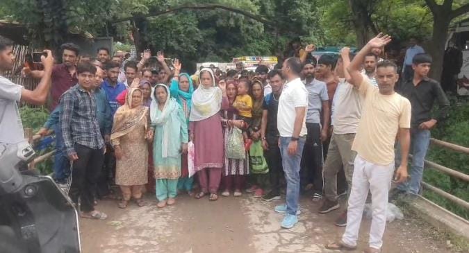 Udhampur, Peoples Held Protest, Salmeh Bridge