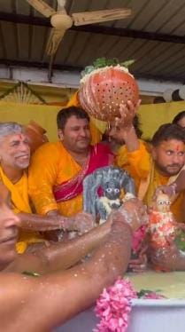 Dauji Maharaj's appearance festival was celebrated with great pomp