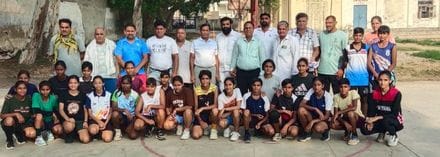 100 players participated in the junior basketball competition