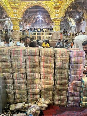 Chittorgarh: Over 28 Crore in Cash, Gold and Silver Offerings at Sanwaliyaji Temple as Counting Concludes