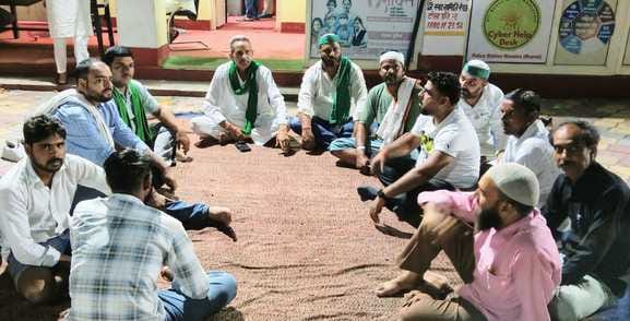 vMDA officer filed a complaint for breaking the construction seal, Bhakiyu staged a sit-in