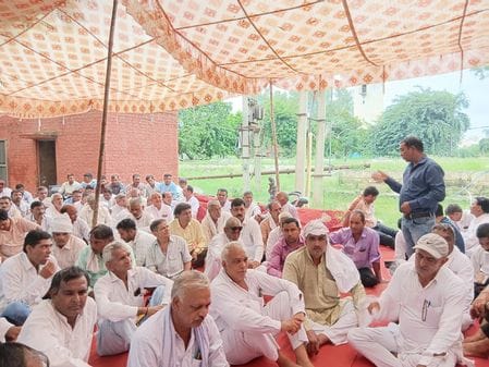 Employees supported the movement of Pension Restoration Struggle Committee