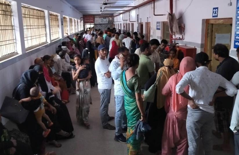 The number of patients increased in the medical college