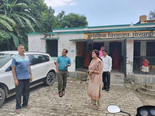 After the merger, the vacant school buildings were inspected