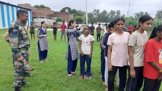Students of secondary schools selected in NCC