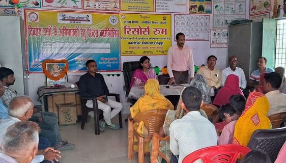 Information given to parents of handicapped children in the camp
