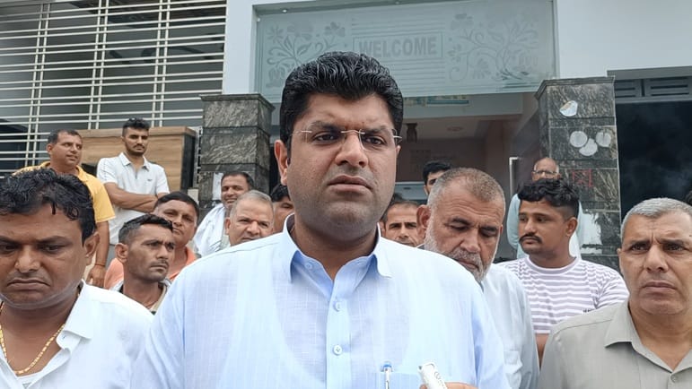 There is no deputy but a missing government in the state: Dushyant Chautala