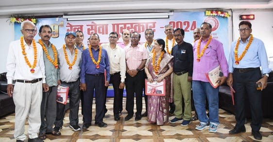 railwaymen felicitated