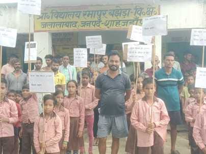 Highway and two ponds on a two km route, opposition to school merger