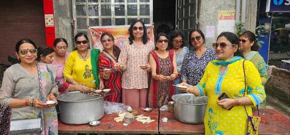 Kheer distributed in the storehouse