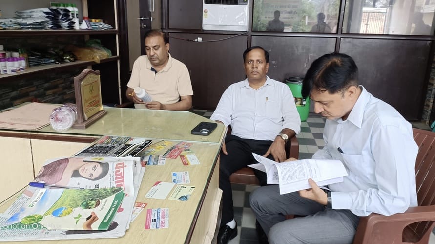 Eight samples for fertilizer and medicine, notice given to two sellers