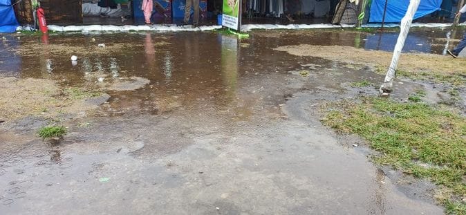 Rain washed away the beauty of Minjar fair, Chaugan ground became a pond