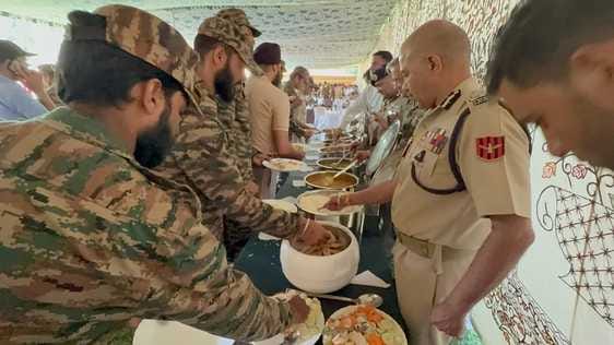 DGP organized a grand feast to celebrate the achievement of 'Operation Mahadev'