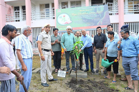 Message of greenery given to students in MDU
