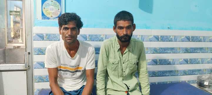 Two cattle thieves were attacked and severely injured in a factory attack