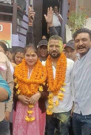 Bhavna Danu won the Madkot Zilla Parishad seat by a record 4,452 votes