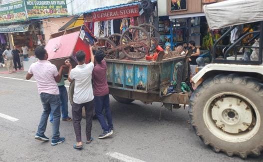 Katra, Municipal Corporation, Removed Enchrochment