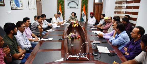 Udhampur, DC Saloni Rai Held Meeting