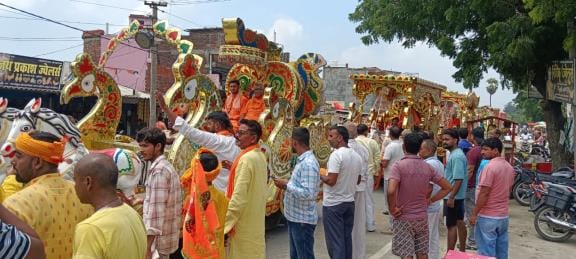 The Sun statue was anointed with water from 151 rivers