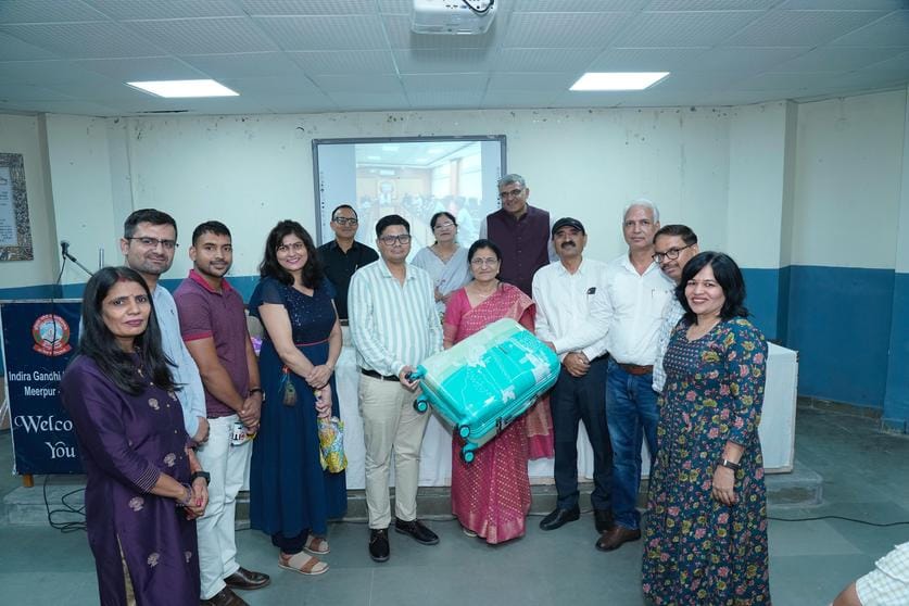 Professor Mamta Kamra was given farewell on her retirement