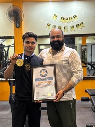Ayan got his name registered in the book of world records in Karate