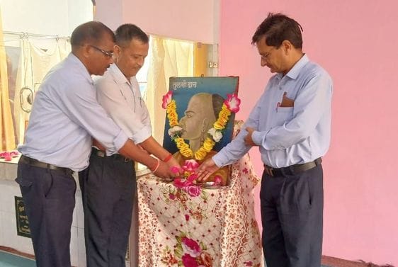 Goswami Tulsidas's birth anniversary was celebrated in Shishu Mandir