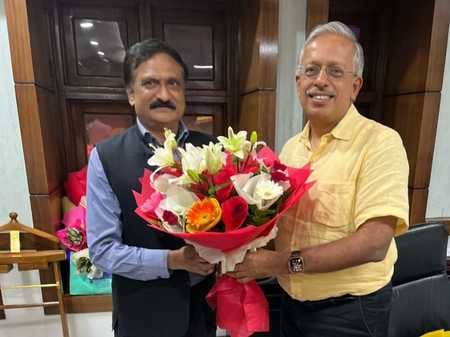 Arjun Dev Bharti met SP Goyal