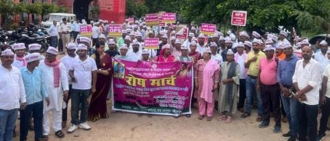 A fury march was taken out to restore the old pension