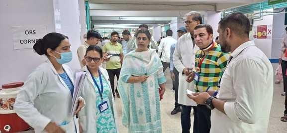 CMO sought a report on the expansion of the emergency ward in the hospital
