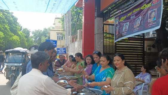 Distributed prasad to passersby