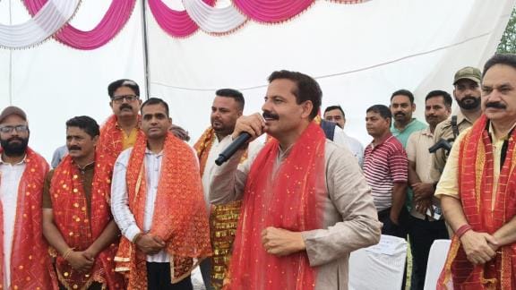 Udhampur, MLA Balwant singh Man kotia, Vijay Rally