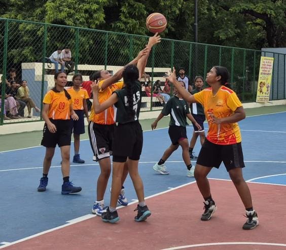 Jabalpur, Jaipur, Gurugram, Patna, Chennai, Dehradun division won matches in basketball