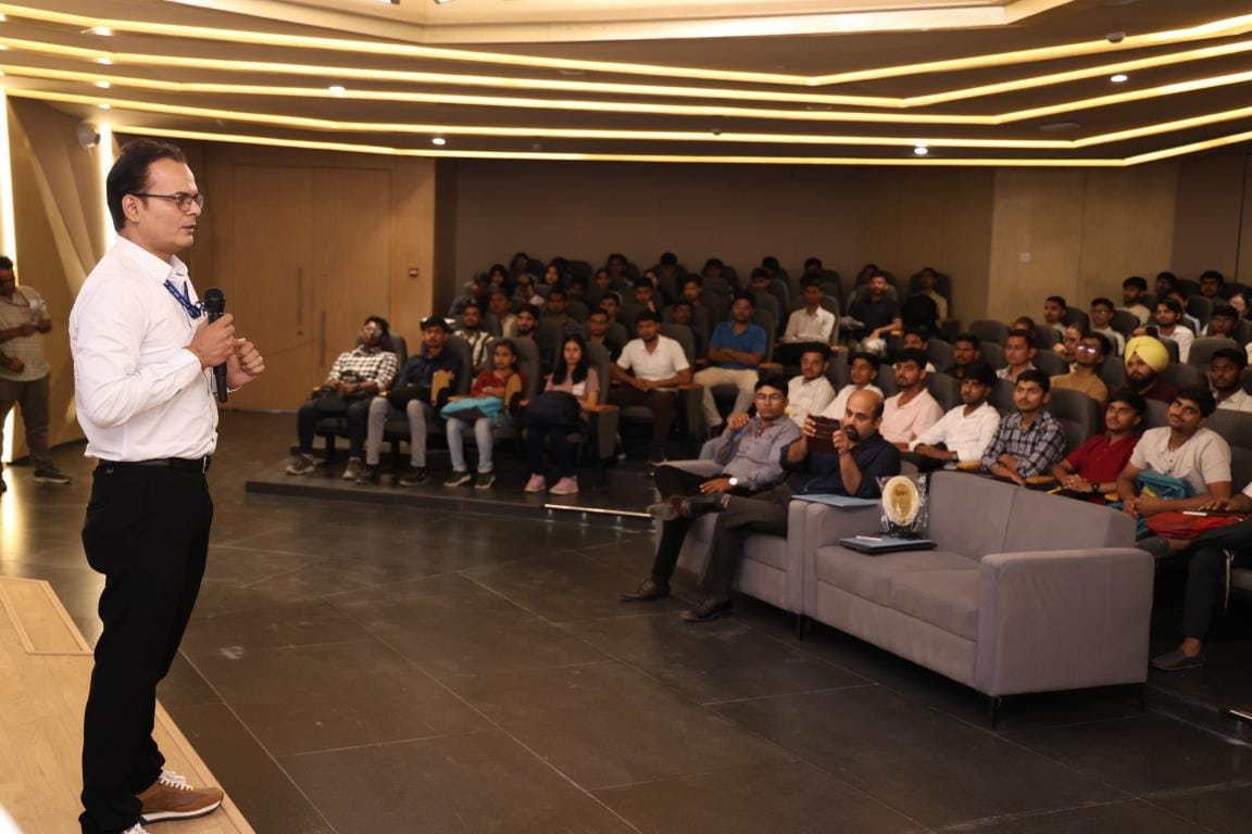 Industry experts spoke directly to the students of Chandigarh University