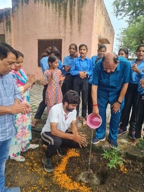 Planted 75 trees on his birthday